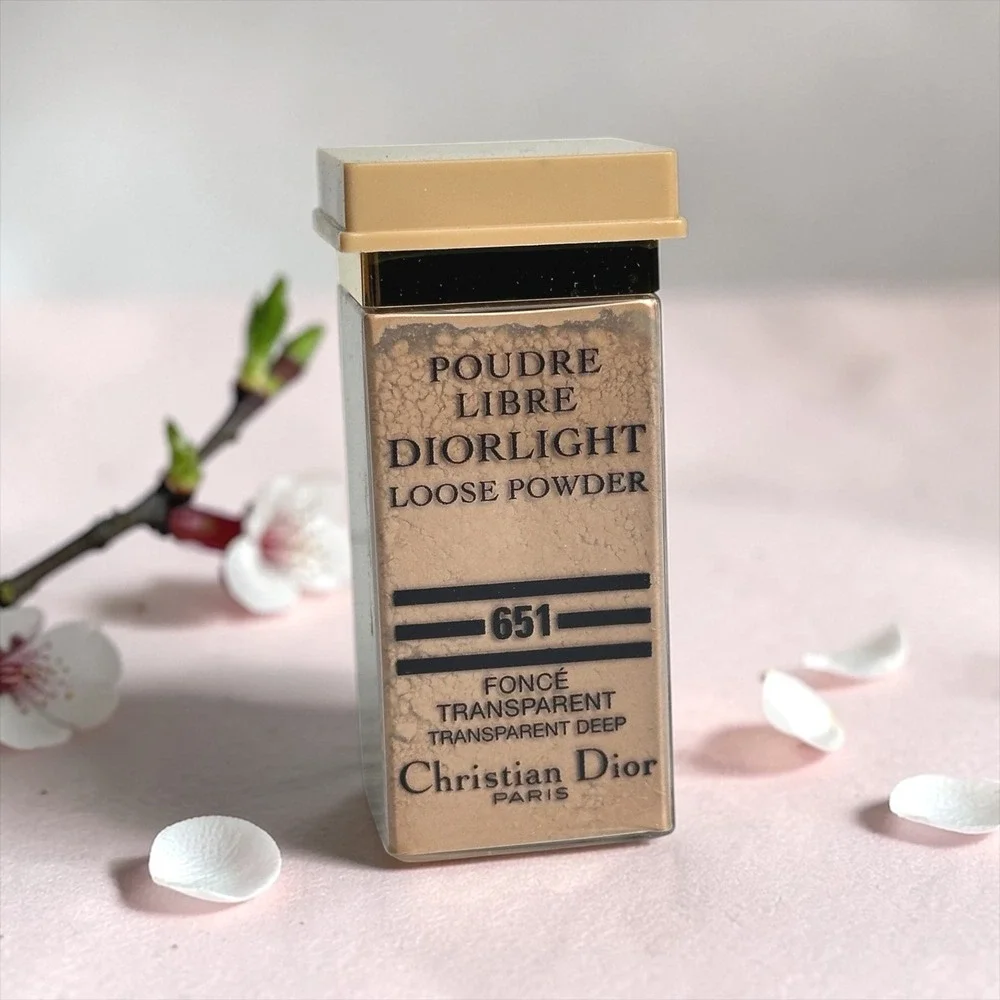 Christian Dior Poudre Libre Diorlight Loose Powder 651 Transparent‎ Deep Vintage